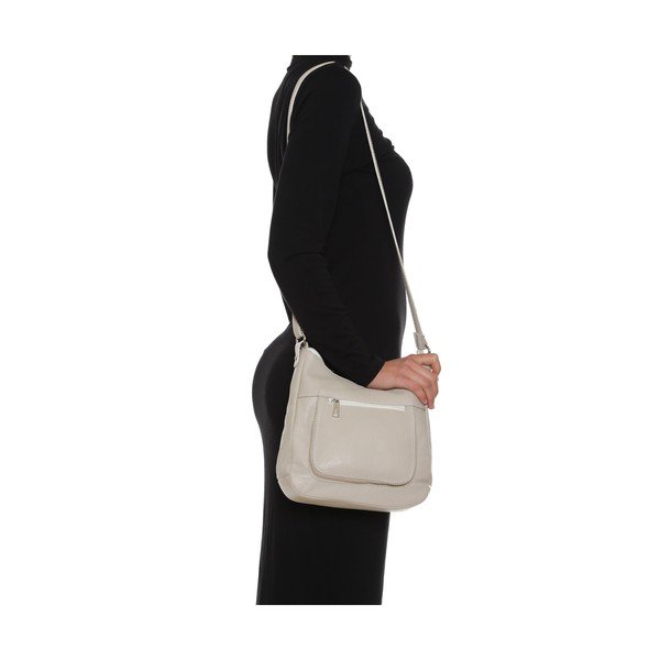 Usnjena torbica Anna Luchini 1172 Beige-image-4