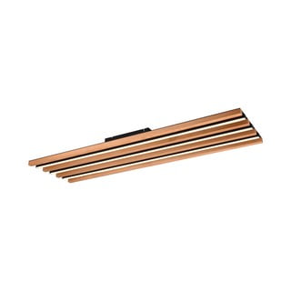 LED zatemnitvena stropna svetilka v črni in naravni barvi 6x114 cm Fontana – Trio