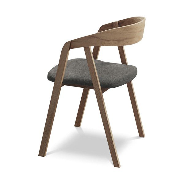 Siv jedilni stol iz masivnega lesa Erika – Makamii-image-3