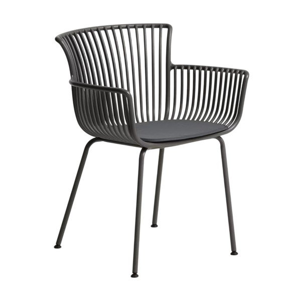 Temno siv vrtni stol Surpika – Kave Home