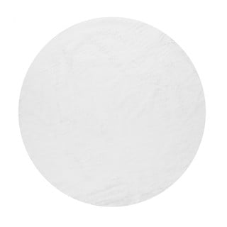 Bela pralna okrogla preproga ø 100 cm Pelush White – Mila Home