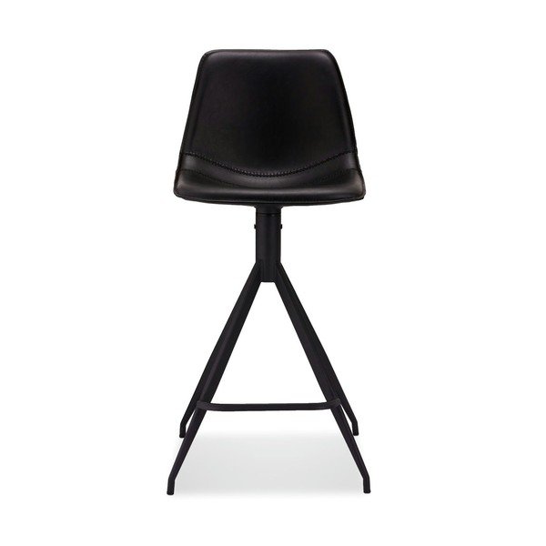 Črni vrtljivi barski stoli v kompletu 2 ks 98 cm Isabel – Furnhouse-image-1
