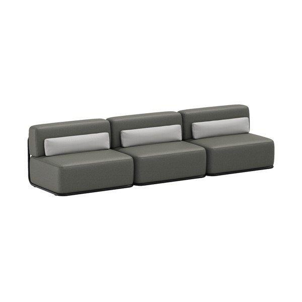 Temno siv vrtni modularni kavč 306 cm Straw – Sit Sit-image-2