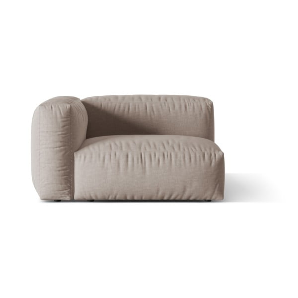 Bež modul za sedežno garnituro (levi kot) Martina – Micadoni Home