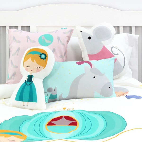 Obojestranska bombažna prevleka za vzglavnik Mr. Fox Pumpkin, 50 x 30 cm-image-3