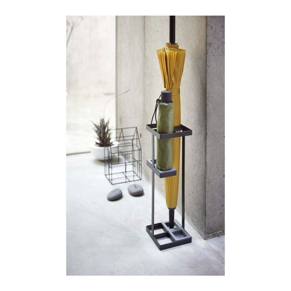 Črno stojalo za dežnike YAMAZAKI Tower-image-3