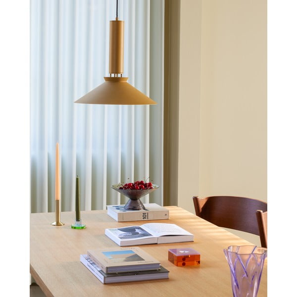 Oranžna viseča svetilka ø 40 cm Coney – Hübsch-image-4