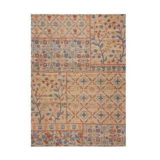 Ročno tkana preproga iz mešanice jute v naravni barvi 120x170 cm Taylor Patchwork – Flair Rugs