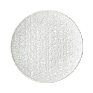 Bel keramičen krožnik MIJ Star, ø 25 cm
