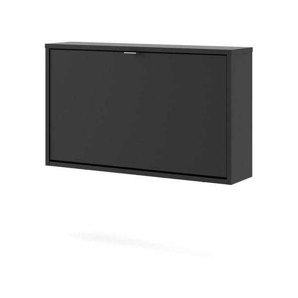 Črna preklopna stenska omarica za čevlje Shoes – Tvilum-image-3