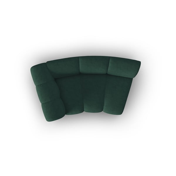 Zelena modularna sedežna garnitura (levi kot) Lupine – Micadoni Home-image-4