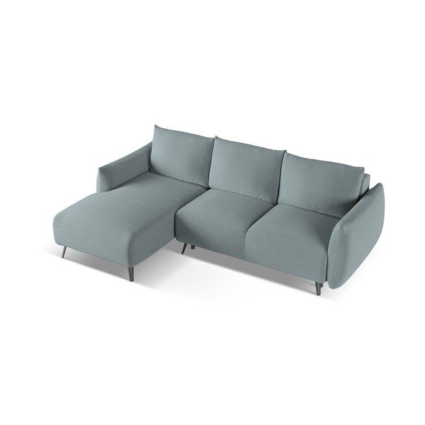 Svetlo modra kotna sedežna garnitura (levi kot) Malie – Makamii-image-4