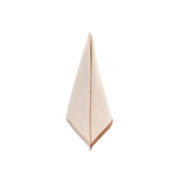 Rjavo-bež bombažna brisača 50x100 cm Contrast - Södahl-image-1