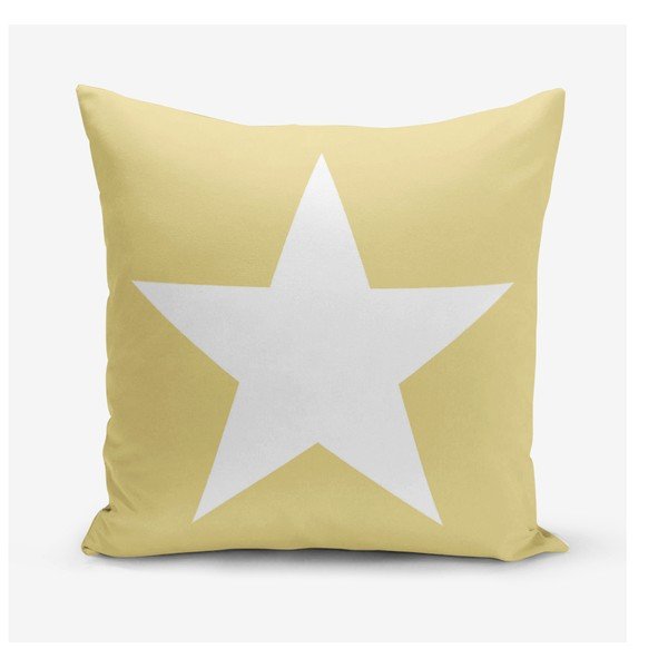 Rumena prevleka za vzglavnik Minimalist Cushion Covers Stars, 45 x 45 cm