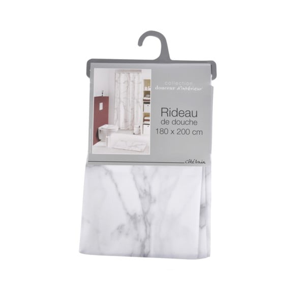 Zavesa za tuš 180x200 cm Marbre – douceur d'intérieur-image-1