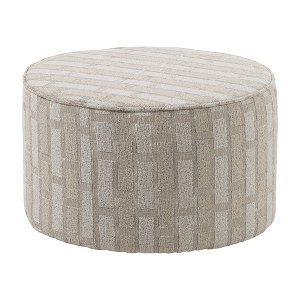 Bež tabure iz šenilje Sarli – WOOOD