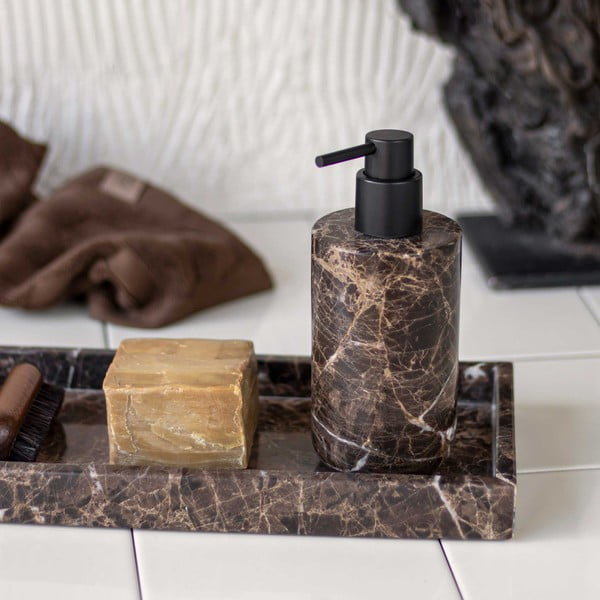 Rjav marmorni dozirnik za milo 200 ml Marble - Mette Ditmer Denmark-image-2