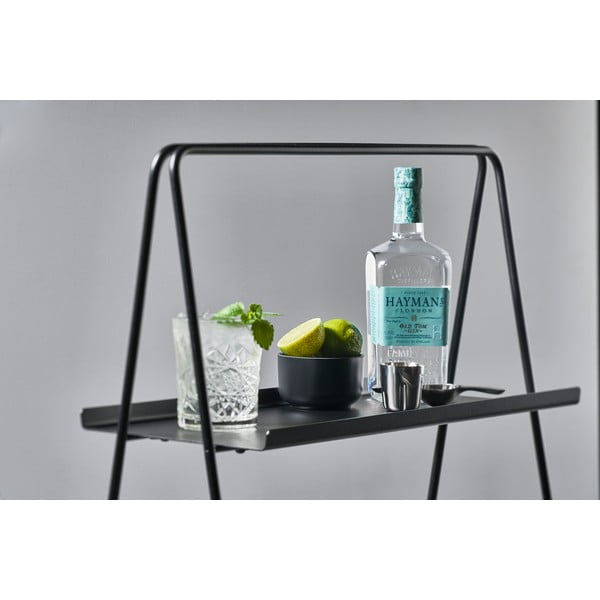 Črna jeklena stoječa polica Zone A-Table-image-2