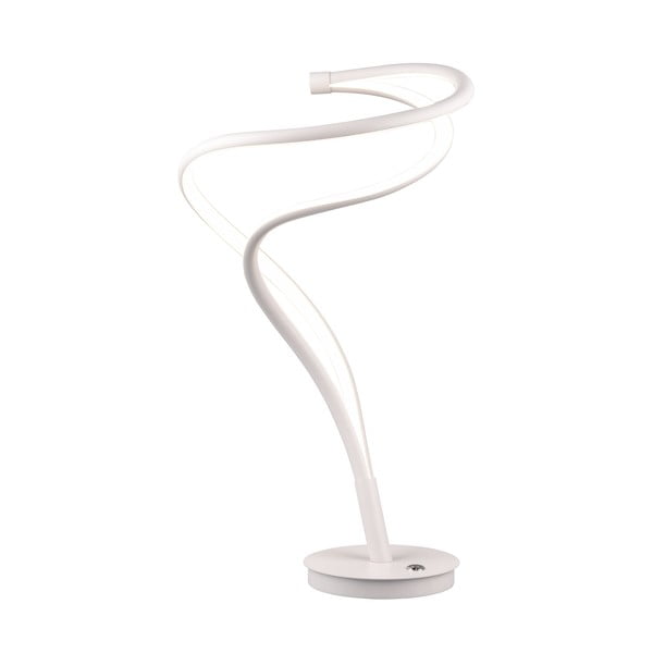 Bela LED namizna svetilka s kovinskim senčnikom (višina 56 cm) Nala – Trio Select