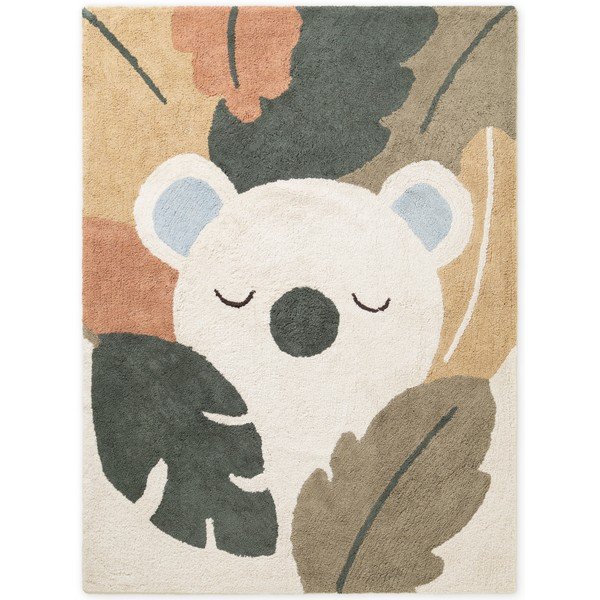 Kremno bela pralna/ročno tkana bombažna otroška preproga 140x200 cm Snuggle Rio – Hanse Home