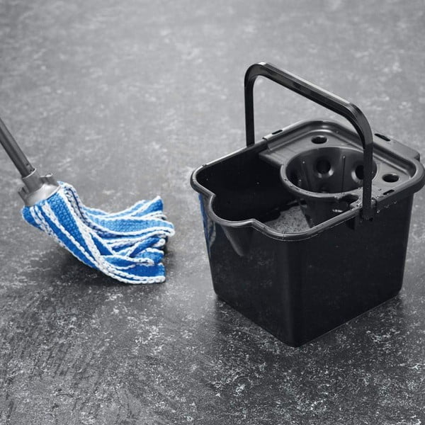 Sivo vedro za čistilec za tla iz reciklirane plastike Addis Eco Range, 12 l-image-1