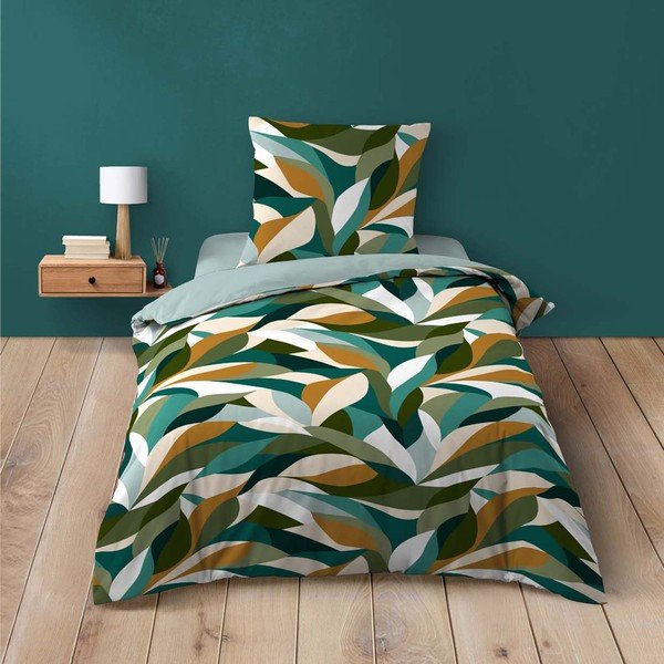 Enojna bombažna posteljnina 140x200 cm Swan – douceur d'intérieur