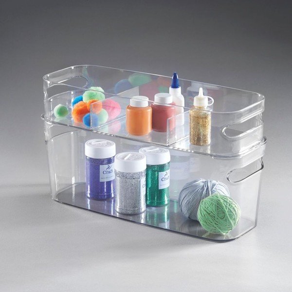 Komplet 2 košar InterDesign Una Bins-image-2