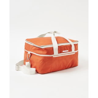 Terakota oranžna hladilna torba Sunnylife Canvas, 30 l