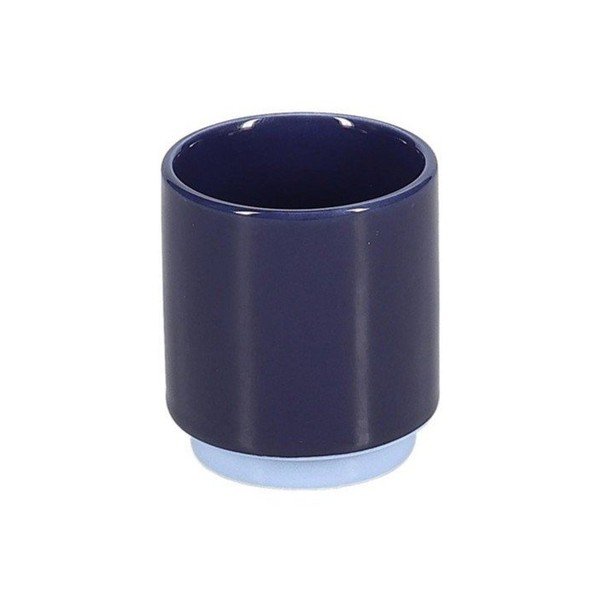 Temno modra skodelica za espresso iz kamenine 130 ml Duo – ONA