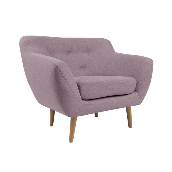 Roza fotelj z lahkimi nogami Mazzini Sofas Sicile-image-3