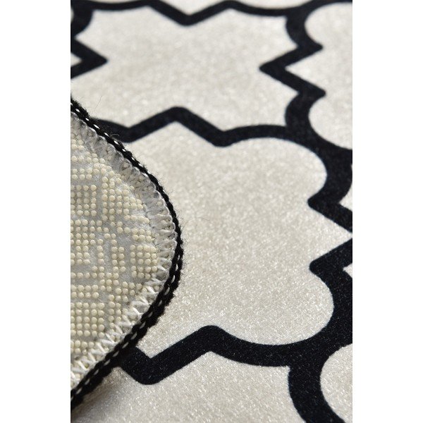 Črna/bež kopalniška preproga 40x60 cm Kupa – Foutastic-image-2