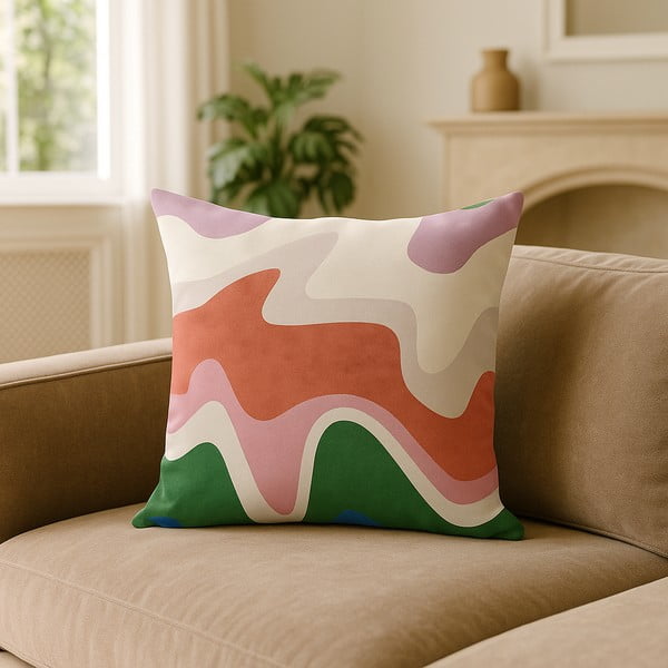 Prevleka za blazino 43x43 cm Squiggly Breeze – Mila Home-image-3