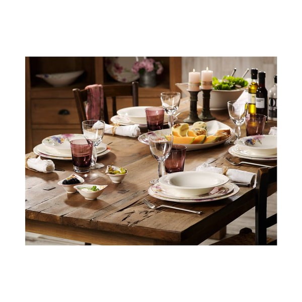 Bel porcelanast globoki krožnik Villeroy & Boch New Cottage, ⌀ 23 cm-image-1