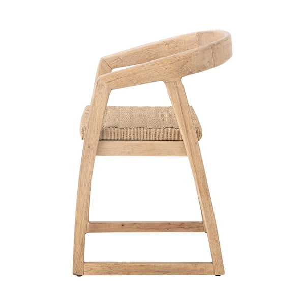 Jedilni stol iz masivnega kavčukovca v naravni barvi Serrone – Bloomingville-image-4