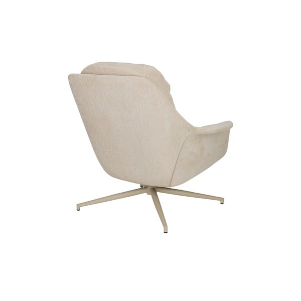 Bež vrtljiv fotelj za sprostitev Philly – Zuiver-image-4