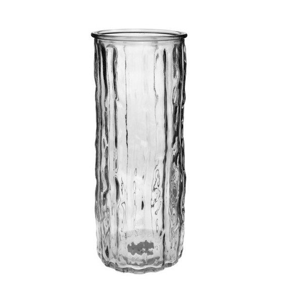 Svetlo modra steklena vaza (višina 25 cm) – Dakls