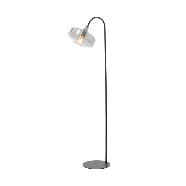 Črna stoječa svetilka (višina 160 cm) Solna – Light & Living-image-1