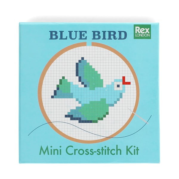 Komplet za ustvarjanje Cross-stitch Kit Blue Bird – Rex London