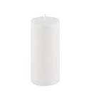 Bela sveča Ego Dekor Cylinder Pure, čas gorenja 50 h