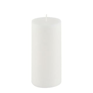 Bela sveča Ego Dekor Cylinder Pure, čas gorenja 50 h