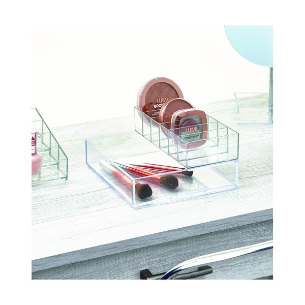 Prozoren zložljiv organizator iDesign Clarity, 20 x 20 cm-image-1
