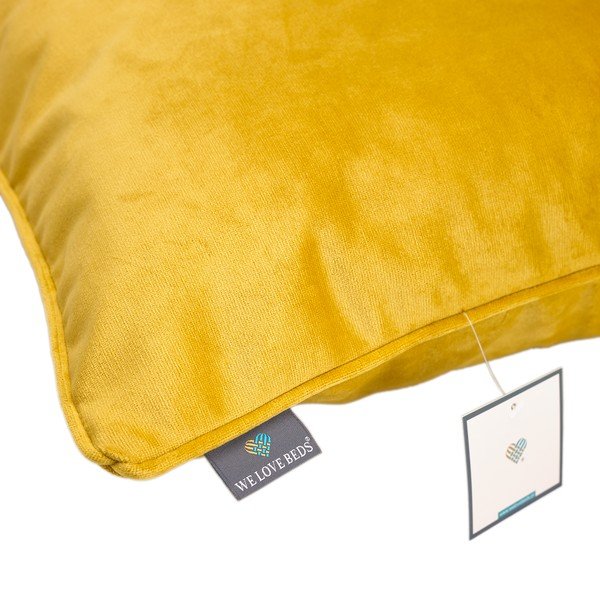 Rumena prevleka za vzglavnik WeLoveBeds Dijon, 40 x 60 cm-image-2