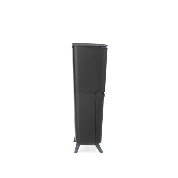 Temno siv plastičen koš za smeti 25+10+10 l za ločevanje odpadkov SortUp Recycle Hi – Brabantia-image-4