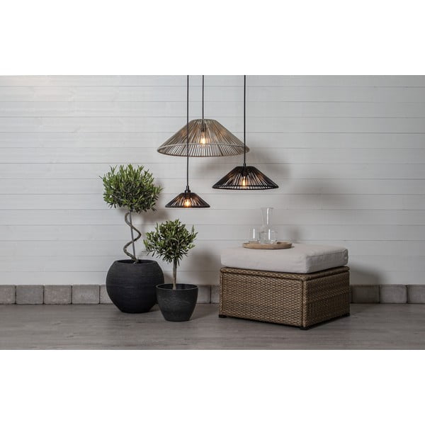 Črno senčilo ø 38 cm Vide – Star Trading-image-2