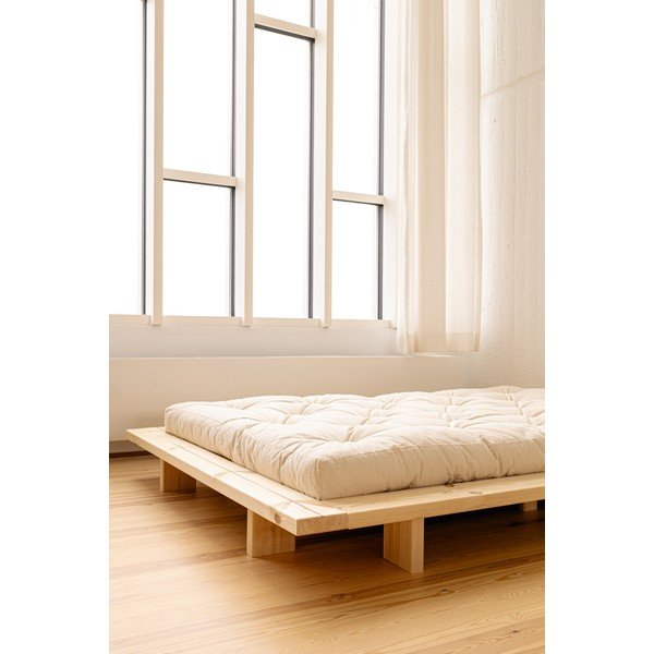 Bela zelo mehka futonska vzmetnica 160x200 cm Double Latex – Karup Design-image-3