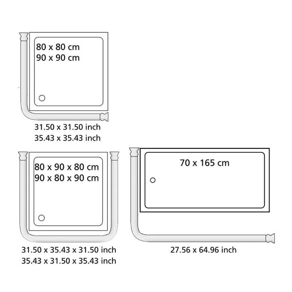 Kotni drog za tuš zavese Wenko White, ø 2 cm-image-3