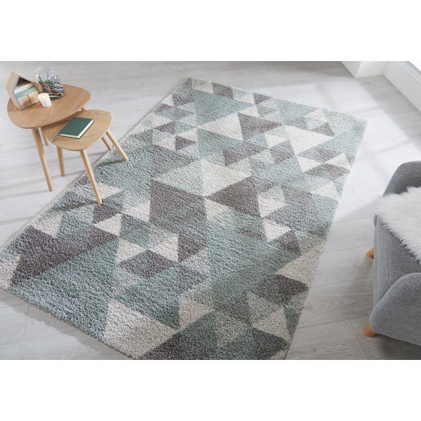 Zelena in krem preproga Flair Rugs Nuru, 160 x 230 cm-image-1