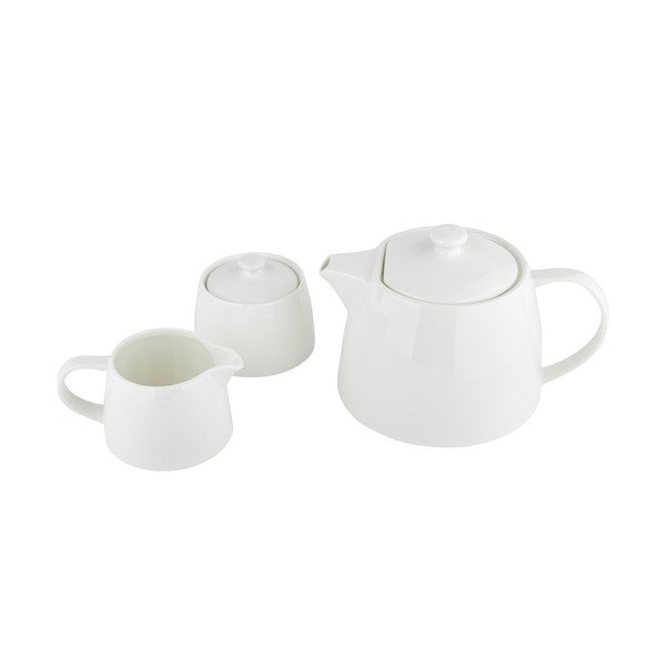 Čajnik iz belega porcelana Mikasa Ridget, 1,4 l-image-3