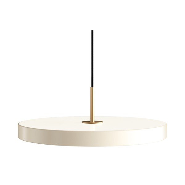Kremno bela LED zatemnitvena viseča svetilka s kovinskim senčnikom ø 43 cm Asteria Plus Medium – UMAGE