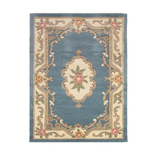 Modra volnena preproga Flair Rugs Aubusson, 120 x 180 cm